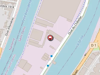 Carte de Cemex Granulats à Saint-denis