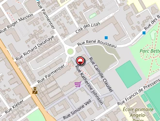 Carte de Centre Des Finances Publiques à Bezons