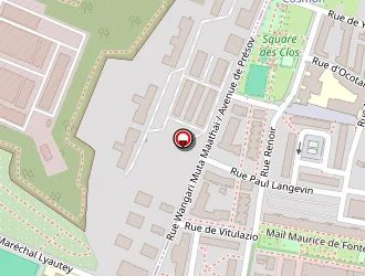 Carte de Foncière Ru 01 2007 à Courneuve (la)