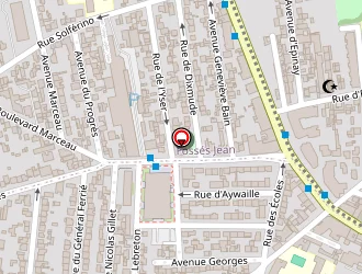 Carte de Bricorama à Colombes