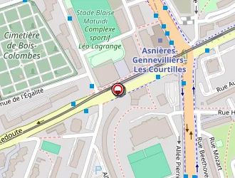 Carte de Abe Services à Asnières-sur-seine