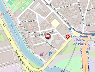 Carte de Alcooliques Anonymes à Saint-denis