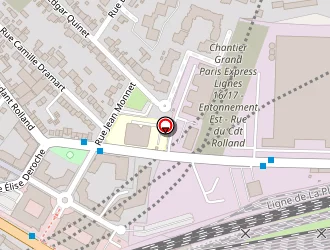 Carte de La Sablière (sa Hlm Immeubles) à Drancy