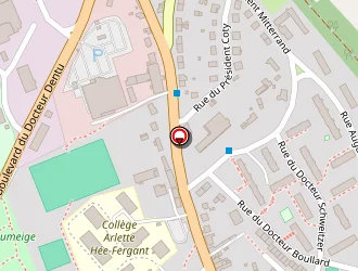 Carte de Gymnase Michel Pelehat à Vimoutiers