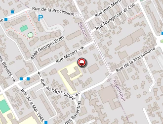 Carte de Magdeleine Thierry à Bezons