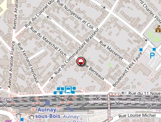 Carte de Amplifon à Aulnay-sous-bois