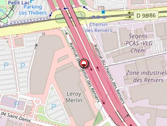 Carte de Darty à Gennevilliers