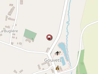 Carte de Les Bruyères à Gouvets