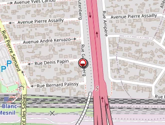 Carte de Nmh Snacking à Blanc-mesnil (le)