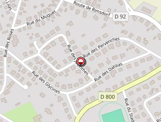 Carte de Maison Des Services à Sarre-union