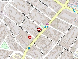 Carte de Az Rénovation à Drancy