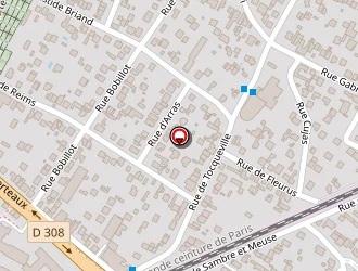 Carte de Cyvel Agencement à Houilles