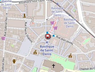 Carte de Plaine Commune (médiathèques) à Saint-denis