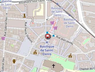 Carte de O'basilic à Saint-denis