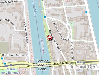 Carte de Laboratoire De Biologie Médicale Bioclinic - Barbusse à Villeneuve-la-garenne