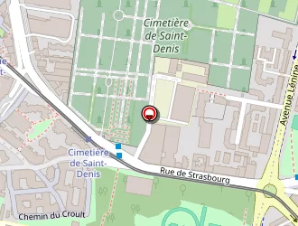 Carte de La Main Fine à Saint-denis