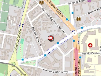 Carte de Compagnies Des Lutins à Saint-denis