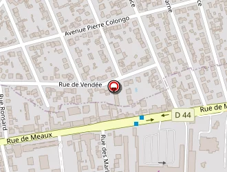 Carte de Ecole Paul Bert à Vaujours