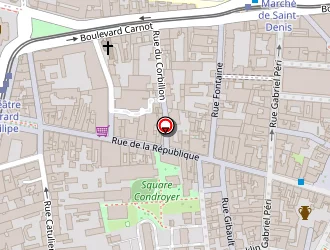 Carte de Franprix à Saint-denis