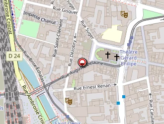 Carte de Saint Denis Beaute à Saint-denis