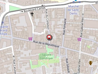 Carte de Librairie Du Centre à Saint-denis