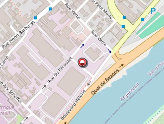 Carte de Société Schaffner à Argenteuil