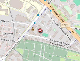 Carte de Wash'n Dry à Saint-denis