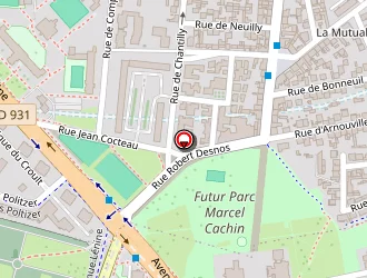 Carte de La Poste à Saint-denis