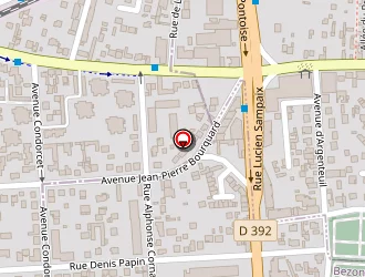 Carte de Mendes Nelson à Bezons