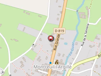 Carte de Sophie Desvouges à Montreuil-l'argillé
