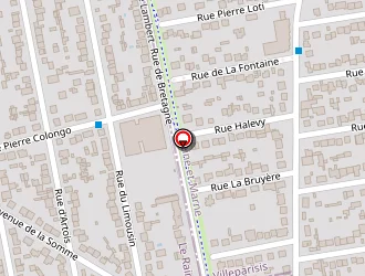 Carte de Aux Deux Départements à Villeparisis