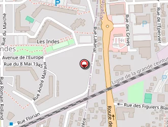 Carte de Maisons Repas Services à Argenteuil