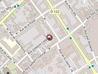 Carte de Mairie De Quartier à Argenteuil