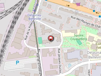 Carte de Vidal Leslie à Saint-denis