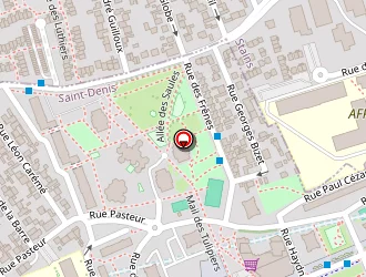 Carte de La Poste à Saint-denis