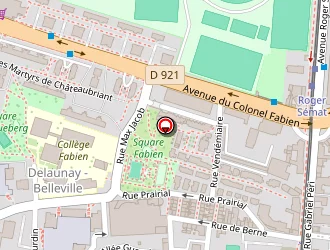 Carte de Artis Multimédia à Saint-denis