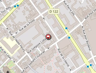 Carte de Centre Optique Mutualiste à Argenteuil