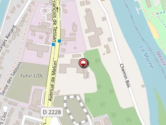 Carte de Marie Vincente Thorel à Meaux