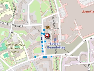 Carte de Mont Georges à Sevran