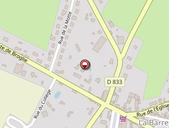 Carte de La Poste à Barre-en-ouche (la)