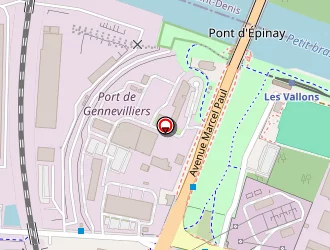 Carte de Extramuros à Gennevilliers