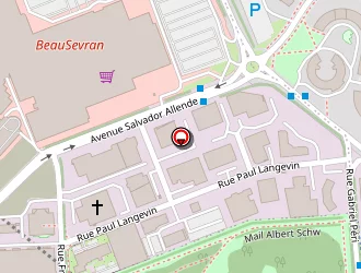 Carte de Centre Communal D'action Sociale à Sevran