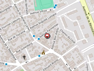 Carte de Via Roma à Villepinte