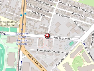 Carte de Les Roses à Saint-denis