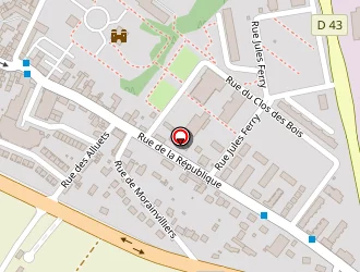 Carte de Pharmacie Du Centre à Ecquevilly