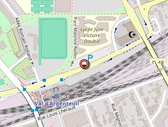 Carte de Centre 2000 à Argenteuil