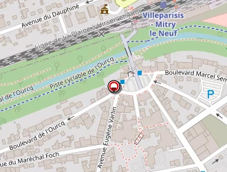 Carte de B.d.x à Villeparisis