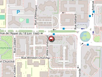 Carte de Bonan Gilbert à Meaux