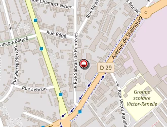 Carte de Mazzier (s.e) à Stains