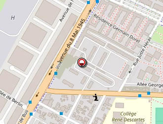 Carte de Aéroport Du Bourget à Bourget (le)